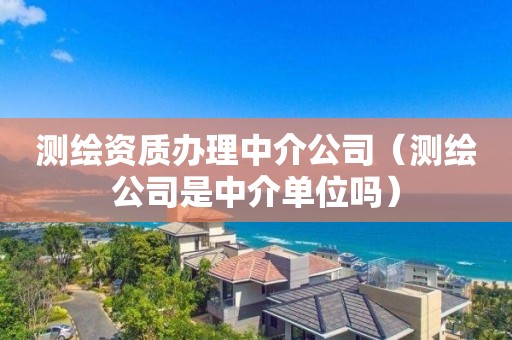 测绘资质办理中介公司（测绘公司是中介单位吗）