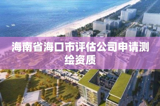 海南省海口市评估公司申请测绘资质