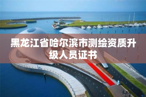 黑龙江省哈尔滨市测绘资质升级人员证书