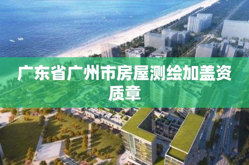 广东省广州市房屋测绘加盖资质章