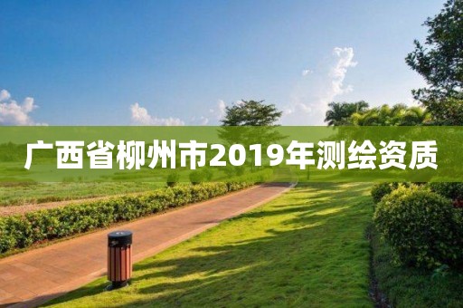 广西省柳州市2019年测绘资质