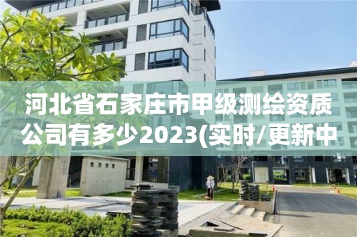 河北省石家庄市甲级测绘资质公司有多少2023(实时/更新中)