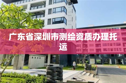 广东省深圳市测绘资质办理托运