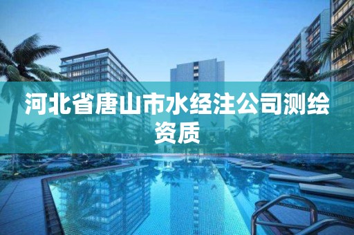 河北省唐山市水经注公司测绘资质