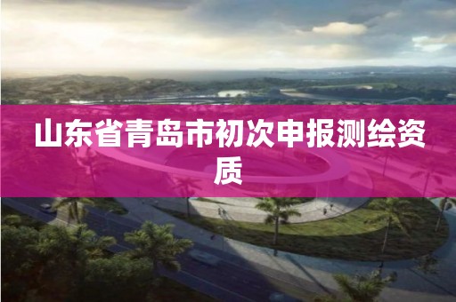 山东省青岛市初次申报测绘资质