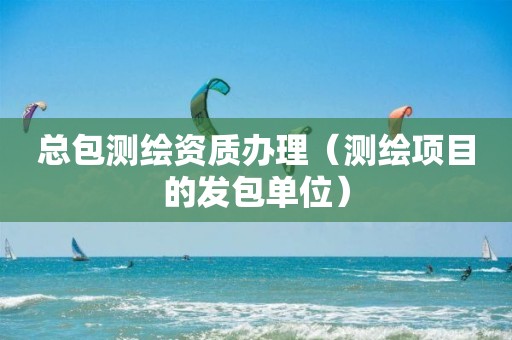 总包测绘资质办理（测绘项目的发包单位）