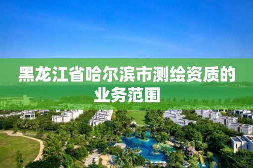 黑龙江省哈尔滨市测绘资质的业务范围