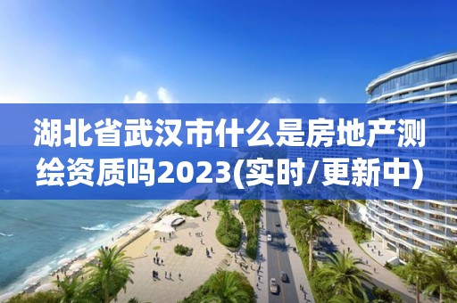 湖北省武汉市什么是房地产测绘资质吗2023(实时/更新中)