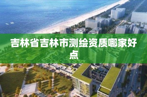 吉林省吉林市测绘资质哪家好点