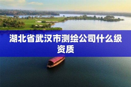 湖北省武汉市测绘公司什么级资质