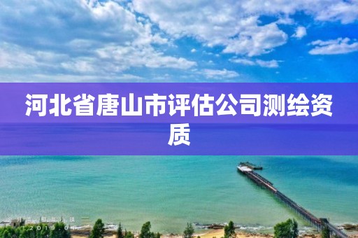 河北省唐山市评估公司测绘资质