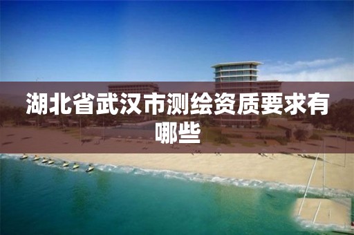 湖北省武汉市测绘资质要求有哪些