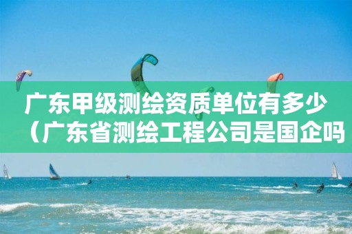 广东甲级测绘资质单位有多少（广东省测绘工程公司是国企吗）