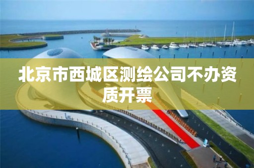 北京市西城区测绘公司不办资质开票