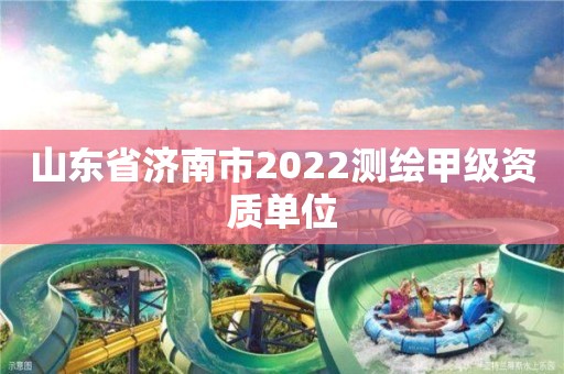 山东省济南市2022测绘甲级资质单位