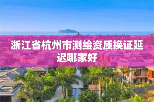 浙江省杭州市测绘资质换证延迟哪家好