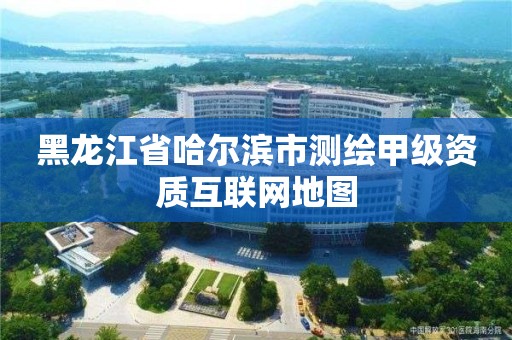 黑龙江省哈尔滨市测绘甲级资质互联网地图