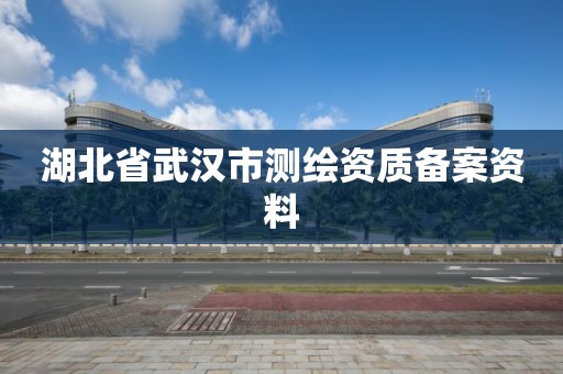 湖北省武汉市测绘资质备案资料