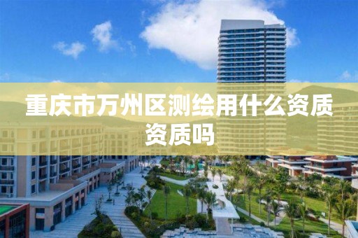 重庆市万州区测绘用什么资质资质吗