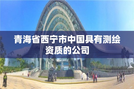 青海省西宁市中国具有测绘资质的公司