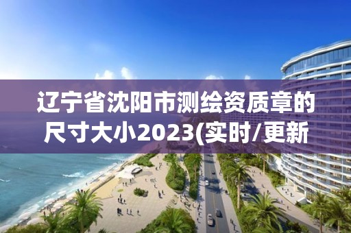 辽宁省沈阳市测绘资质章的尺寸大小2023(实时/更新中)