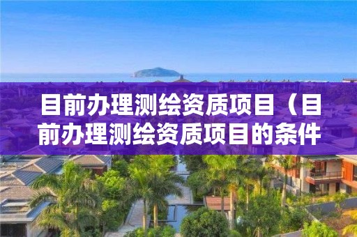 目前办理测绘资质项目（目前办理测绘资质项目的条件）