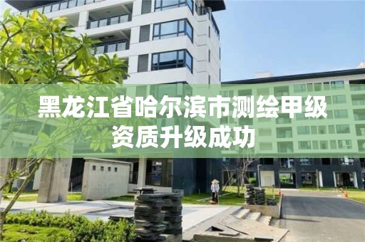 黑龙江省哈尔滨市测绘甲级资质升级成功