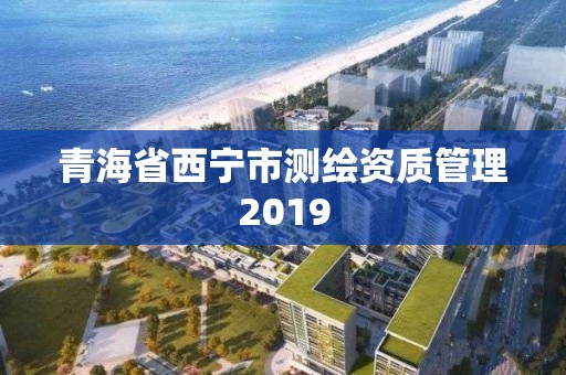 青海省西宁市测绘资质管理2019