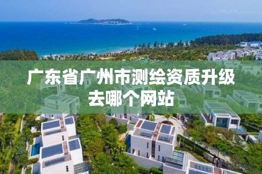 广东省广州市测绘资质升级去哪个网站