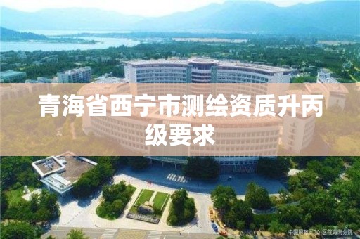 青海省西宁市测绘资质升丙级要求