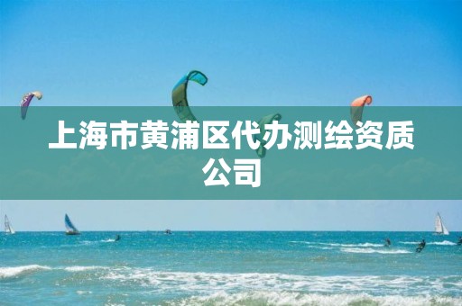 上海市黄浦区代办测绘资质公司