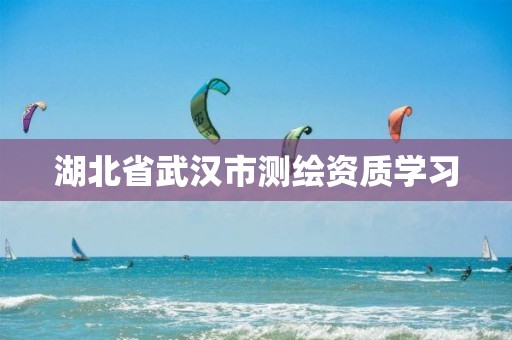 湖北省武汉市测绘资质学习