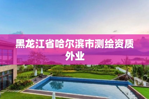 黑龙江省哈尔滨市测绘资质外业