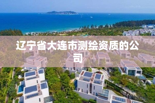 辽宁省大连市测绘资质的公司