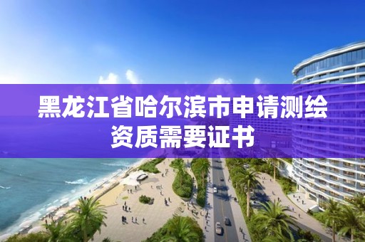 黑龙江省哈尔滨市申请测绘资质需要证书