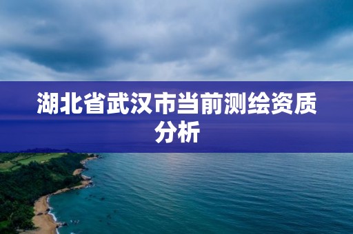 湖北省武汉市当前测绘资质分析