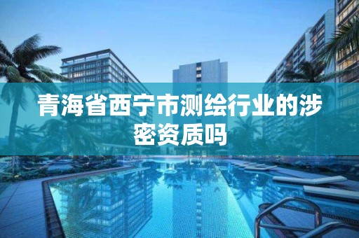 青海省西宁市测绘行业的涉密资质吗