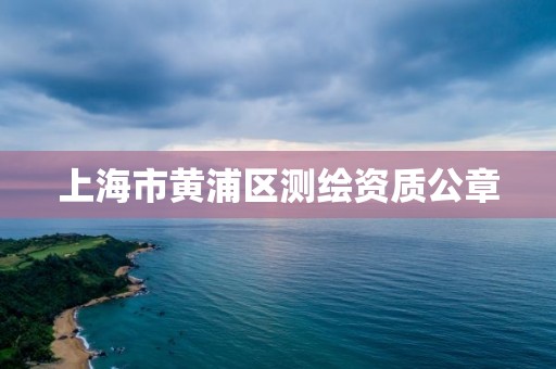 上海市黄浦区测绘资质公章