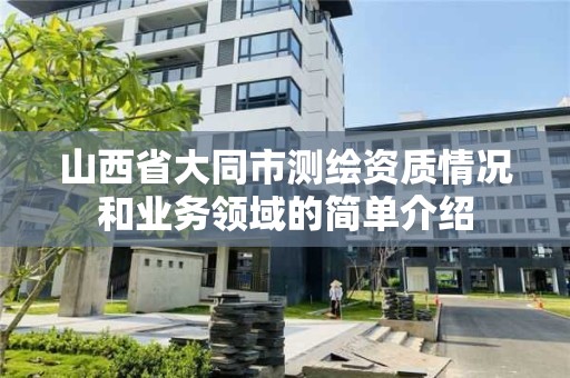 山西省大同市测绘资质情况和业务领域的简单介绍