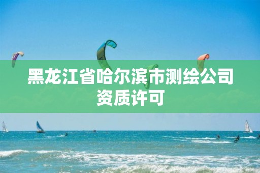 黑龙江省哈尔滨市测绘公司资质许可