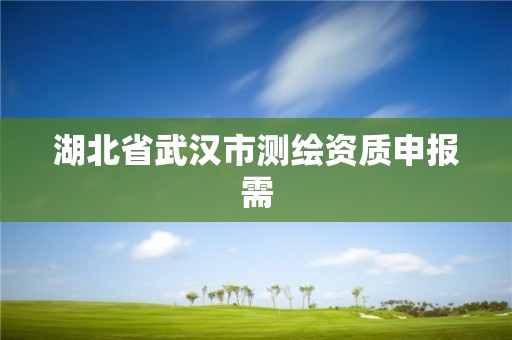 湖北省武汉市测绘资质申报需