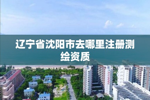 辽宁省沈阳市去哪里注册测绘资质