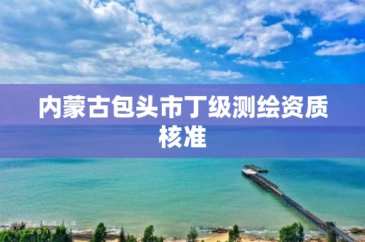 内蒙古包头市丁级测绘资质核准