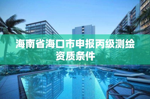 海南省海口市申报丙级测绘资质条件