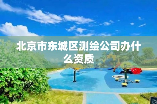 北京市东城区测绘公司办什么资质