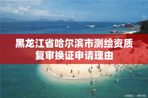 黑龙江省哈尔滨市测绘资质复审换证申请理由