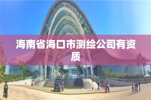 海南省海口市测绘公司有资质