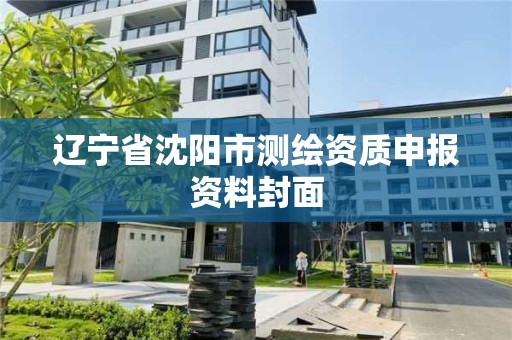 辽宁省沈阳市测绘资质申报资料封面