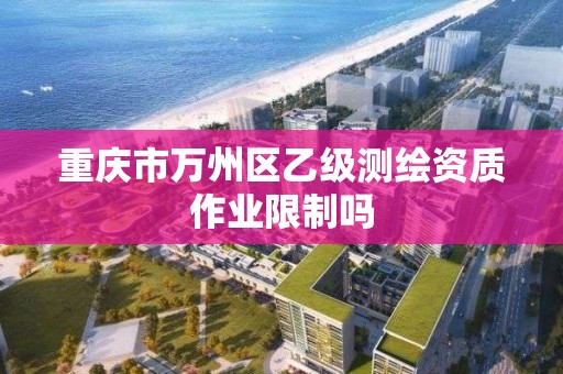 重庆市万州区乙级测绘资质作业限制吗