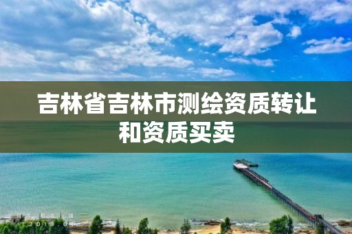 吉林省吉林市测绘资质转让和资质买卖